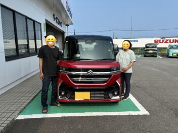 スペーシアカスタム　納車させて頂きました！